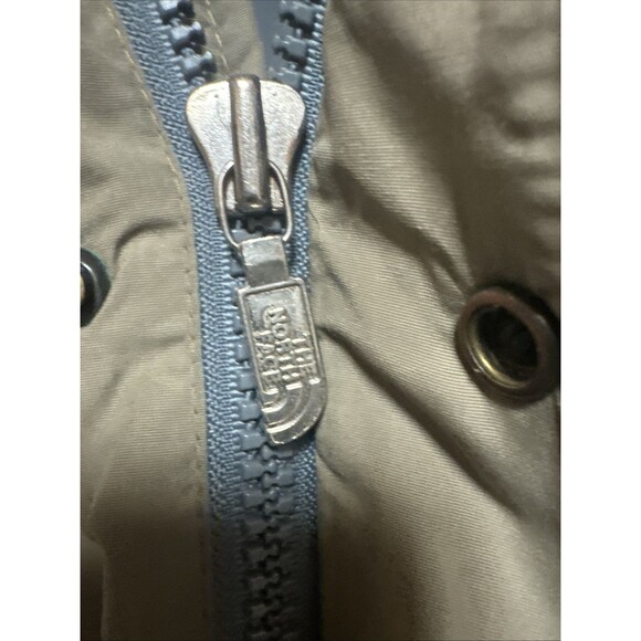 Vintage The North Face Goose Down Coat Jacket XL Beige Full Zip and botton - Picture 6 of 14